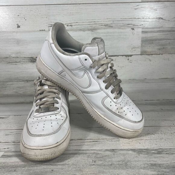 Nike Men's Air‎ Force 1 LE Low Triple White Sneakers DH2920-111 Size 12 US - Picture 6 of 8